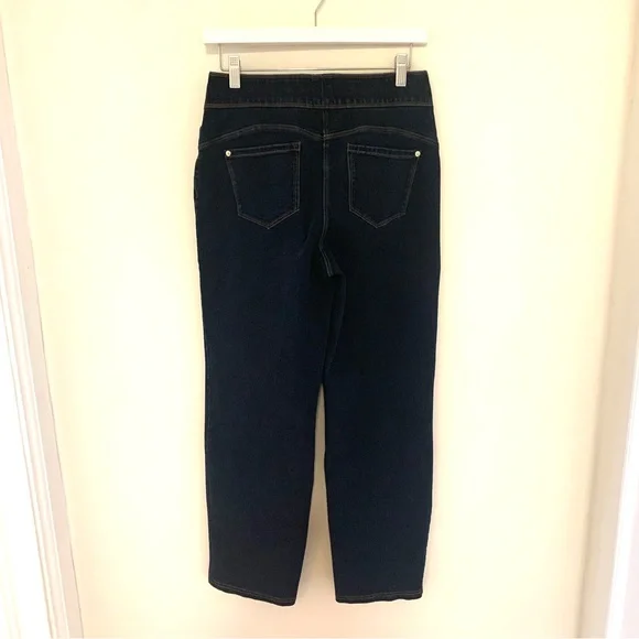 Slim Factor by Investments slim straight jeans B069 - Picture 2 of 3